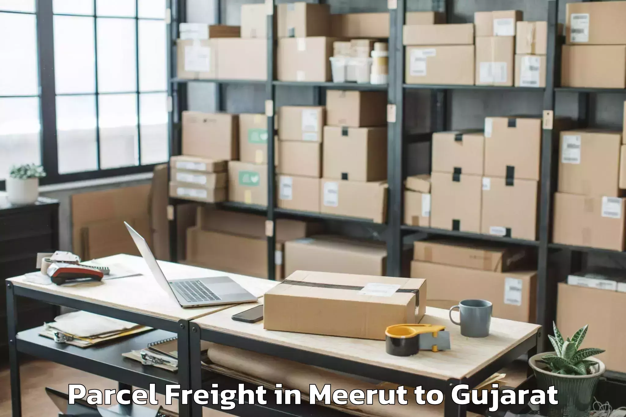 Meerut to Bavla Parcel Freight